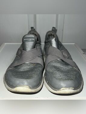 Skechers womens Slip-On Athletic Sneakers in Gray